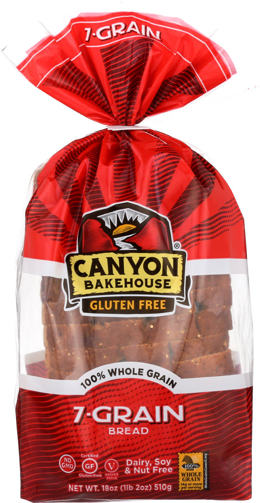 CANYON BAKEHOUSE: Bread 7-Grain Gluten Free, 18 oz - Vending Business Solutions