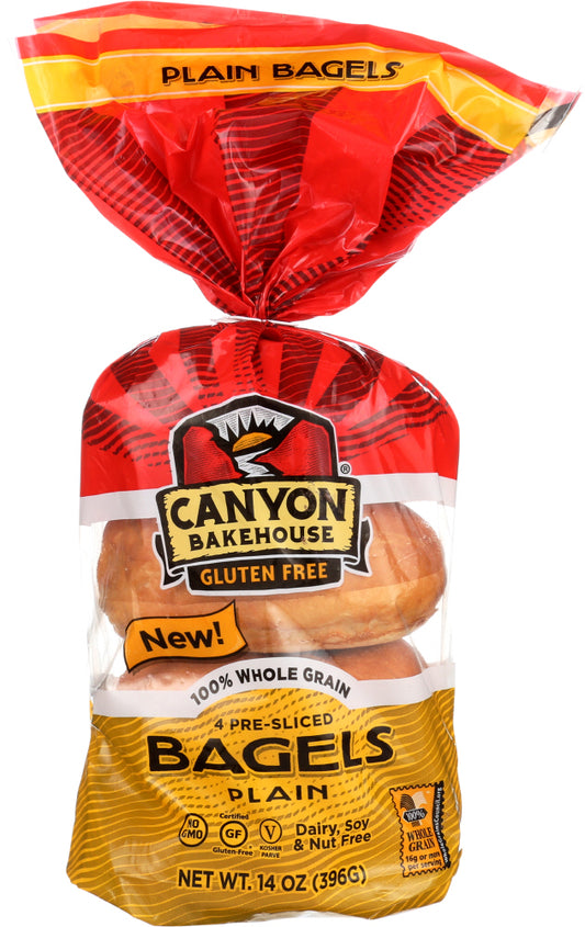 CANYON BAKEHOUSE: Plain Bagel Gluten-free, 14 oz - Vending Business Solutions