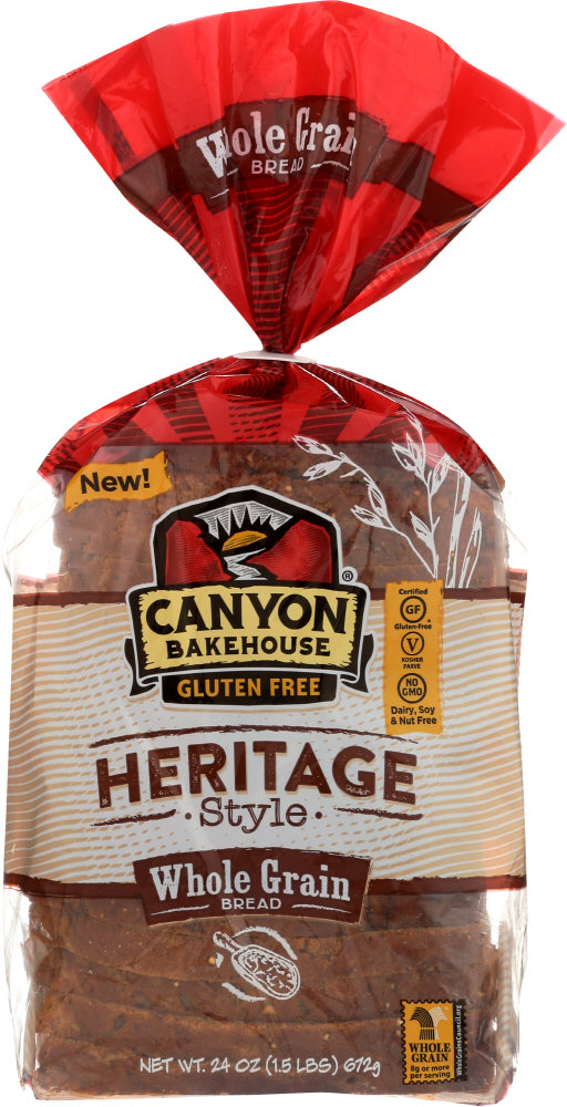 CANYON BAKEHOUSE: Heritage Style Whole Grain Bread, 24 oz - Vending Business Solutions