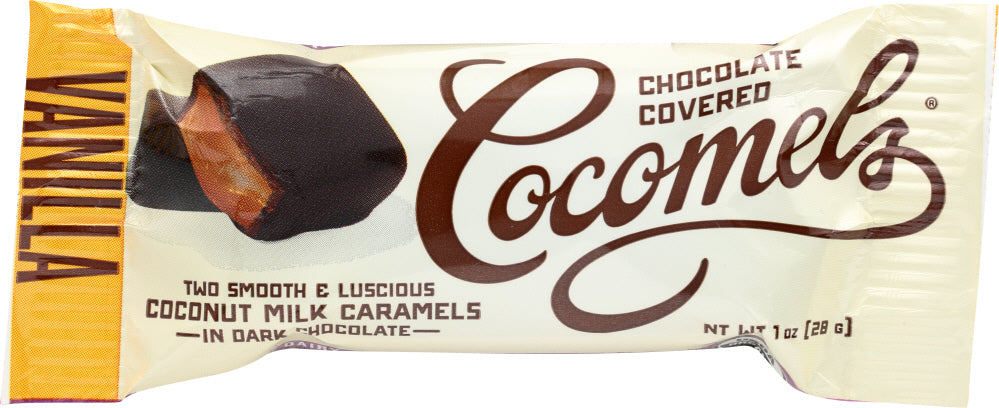 COCOMELS: Vanilla Chocolate Covered Cocomels, 1 oz - Vending Business Solutions