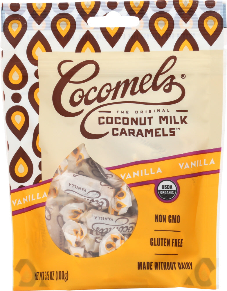 COCOMELS: Cocomels Vanilla Pouch Organic, 3.5 oz - Vending Business Solutions