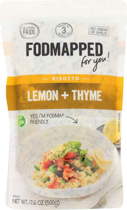 FODMAPPED FOR YOU: Risotto Lemon Thyme, 17.6 oz - Vending Business Solutions