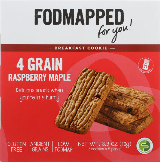 FODMAPPED FOR YOU: Cookie Breakfast Raspberry Maple, 3.9 oz - Vending Business Solutions