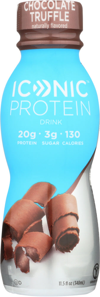 ICONIC: Protein Drink Chocolate Truffle, 11.5 fl oz - Vending Business Solutions