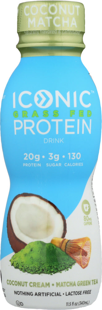 ICONIC: Protein Drink Coconut Matcha, 11.5 oz - Vending Business Solutions