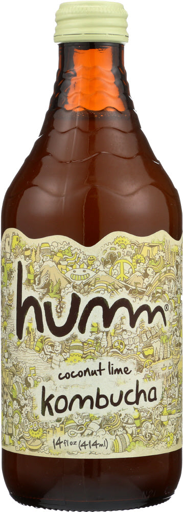 HUMM: Kombucha Coconut Lime, 14 oz - Vending Business Solutions