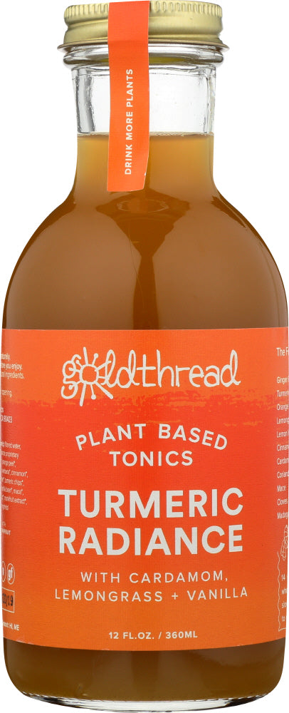 GOLDTHREAD: Turmeric Radiance Tonic, 12 fo - Vending Business Solutions