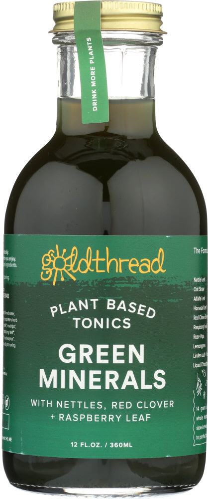 GOLDTHREAD: Green Minerals Tonic, 12 fo - Vending Business Solutions