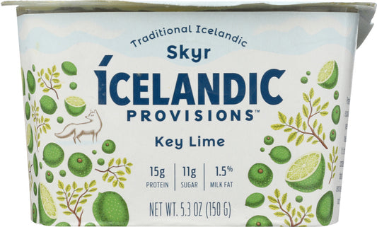 ICELANDIC PROVISIONS: Yogurt Key Lime Skyr, 5.3 oz - Vending Business Solutions