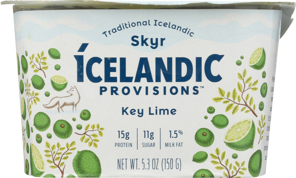 ICELANDIC PROVISIONS: Yogurt Key Lime Skyr, 5.3 oz - Vending Business Solutions