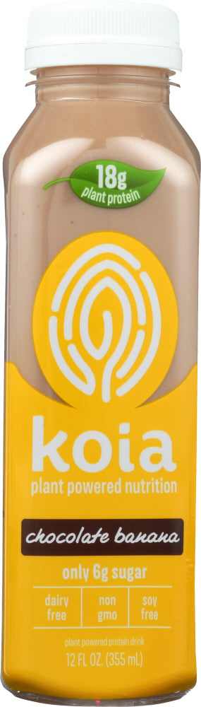 KOIA: Plant Powered Nutrition Chocolate Banana, 12 oz - Vending Business Solutions