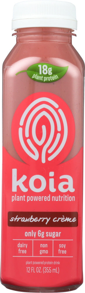 KOIA: Protein Plant Powered Strawberry Creme, 12 oz - Vending Business Solutions