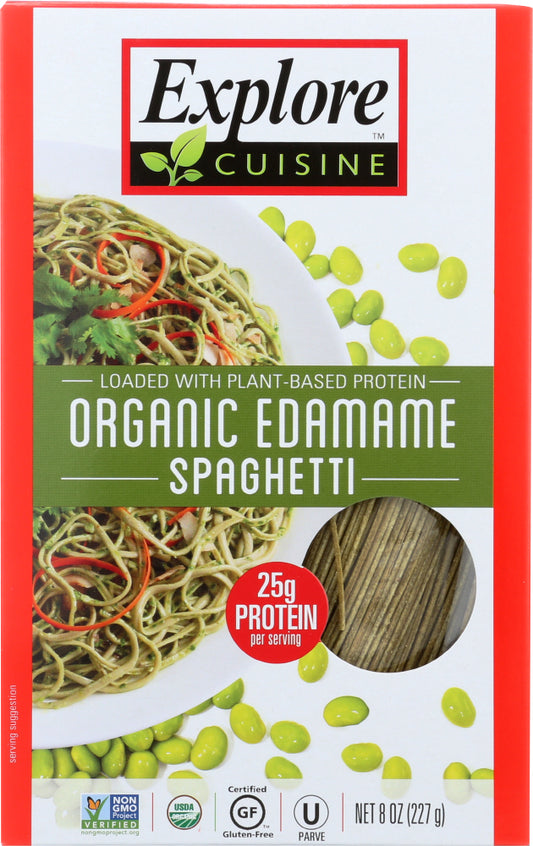 EXPLORE CUISINE: Edmame Spaghetti Pasta, 8 oz - Vending Business Solutions
