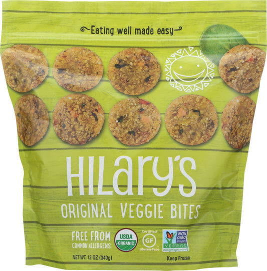 HILARYS EAT WELL: Original Veggie Bites, 12 oz - Vending Business Solutions