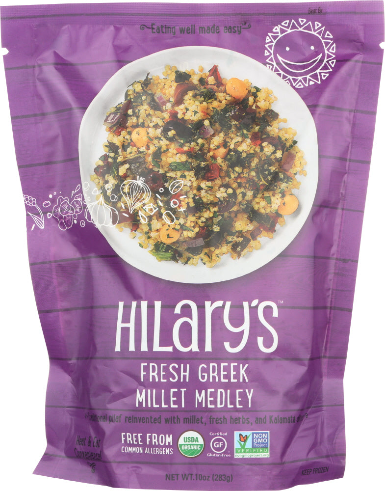 HILARYS EAT WELL: Organic Fresh Greek Whole Grain Medley, 10 oz - Vending Business Solutions