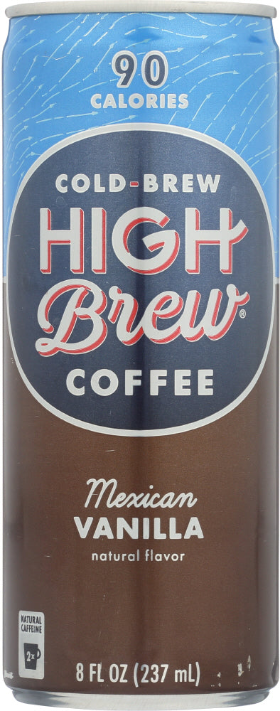 HIGH BREW: Cold-Brew Coffee Mexican Vanilla, 8 oz - Vending Business Solutions