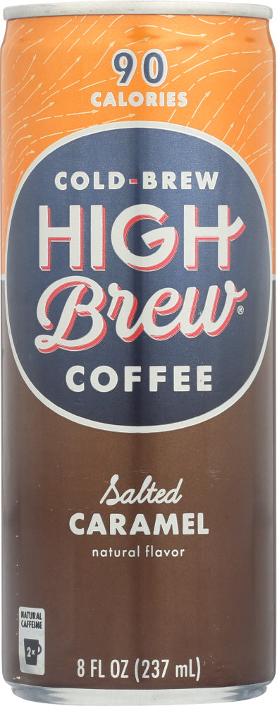 HIGH BREW: Cold-Brew Coffee Salted Caramel, 8 oz - Vending Business Solutions