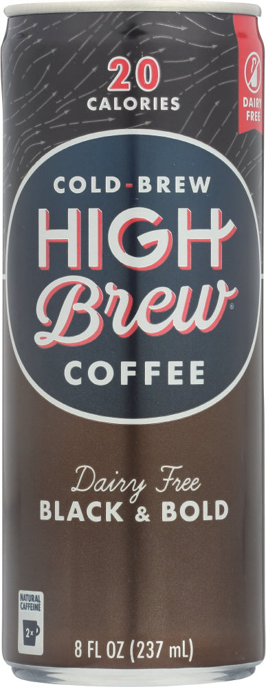 HIGH BREW: Coffee Dairy Free Black & Bold, 8 oz - Vending Business Solutions