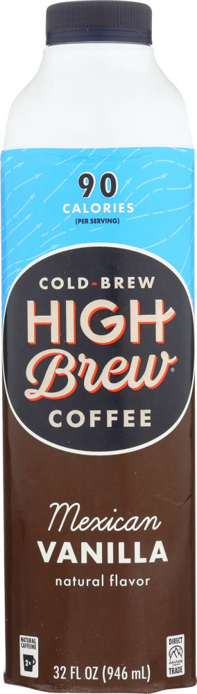 HIGH BREW: Mexican Vanilla Coffee, 32 oz - Vending Business Solutions