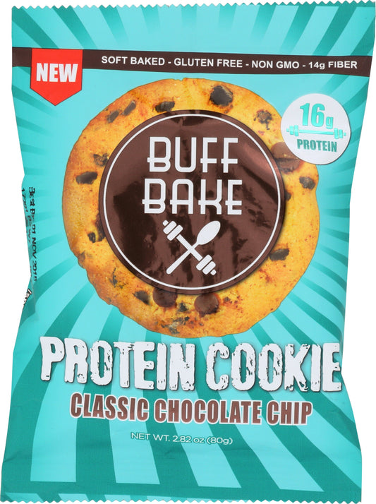 BUFF BAKE: Protein Cookie Classic Chocolate Chip, 2.82 oz - Vending Business Solutions