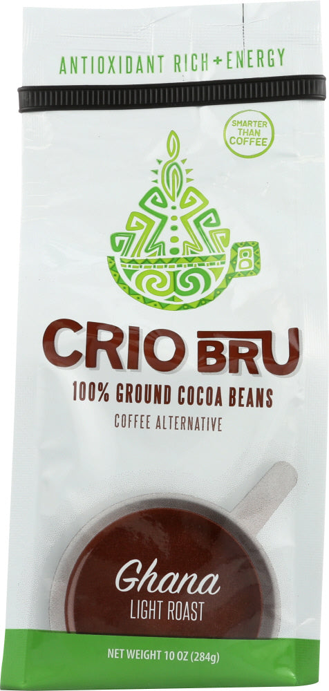 CRIO BRU: Cocoa Ghana Light Roast, 10 oz - Vending Business Solutions