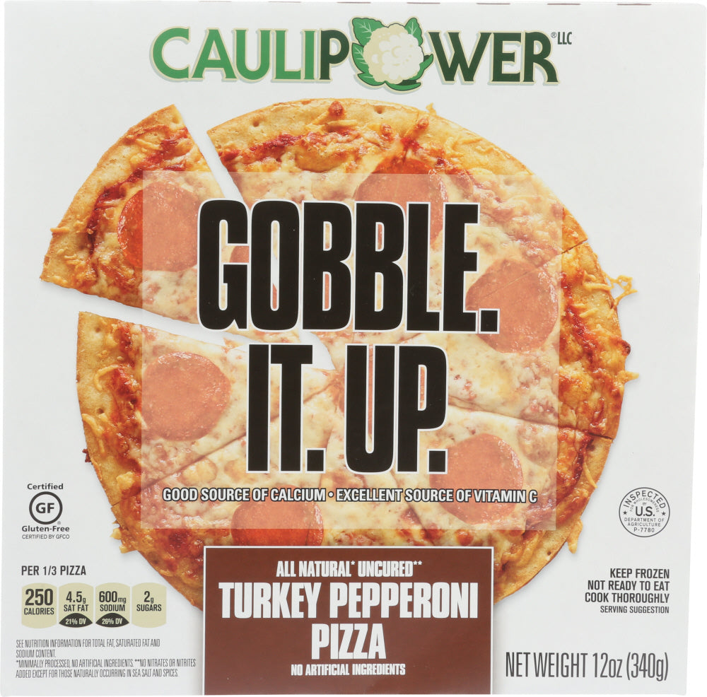 CAULIPOWER: Pizza Turkey Pepperoni Uncured, 12 oz - Vending Business Solutions