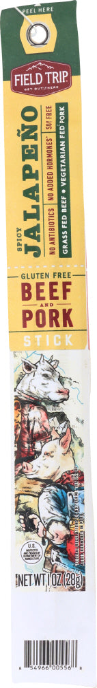 FIELDTRIP: Meat Stick Beef Pork Jalapeno, 1 oz - Vending Business Solutions