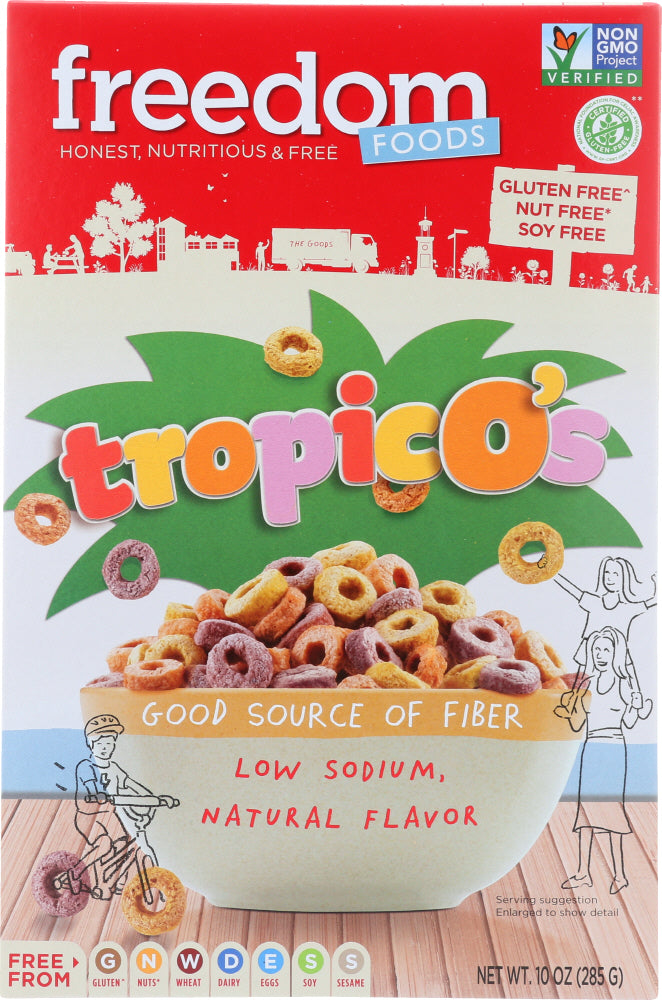 FREEDOM FOODS: Tropico's Cereal, 10 oz - Vending Business Solutions