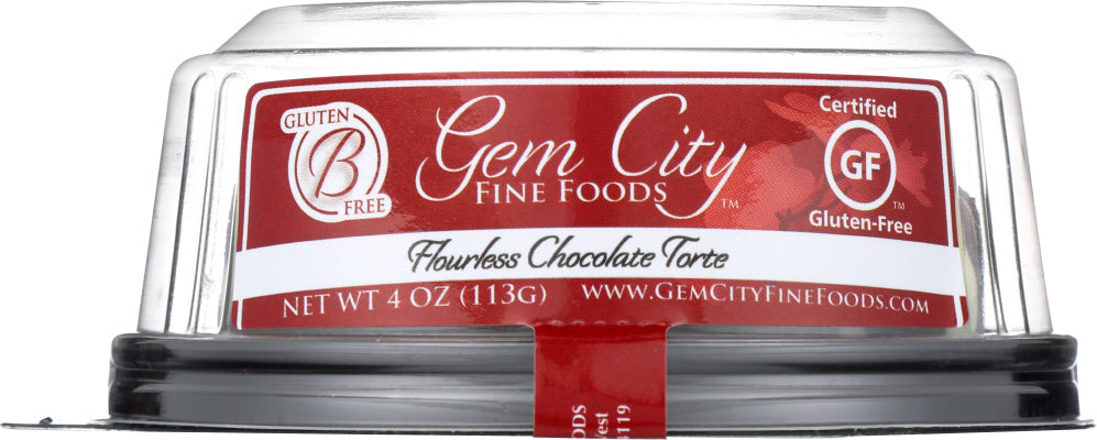 GEM CITY FINE FOODS: Torte Gluten Free Chocolate 3 inches, 4 oz - Vending Business Solutions