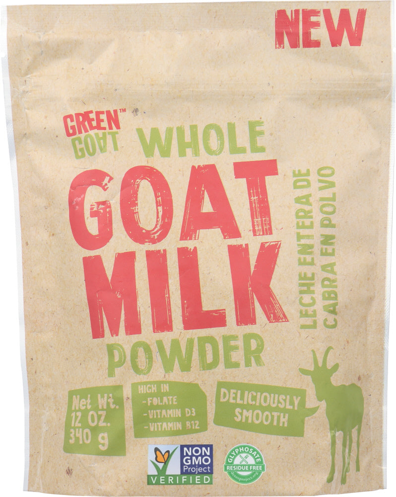 GREEN GOAT: Milk Powder Goat Whole, 12 oz - Vending Business Solutions