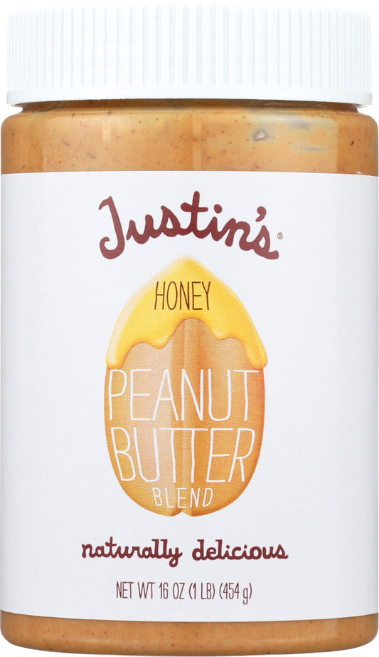 JUSTIN'S: Peanut Butter Blend Honey, 16 oz - Vending Business Solutions
