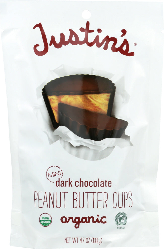 JUSTIN'S: Mini Peanut Butter Dark Chocolate, 4.7 oz - Vending Business Solutions