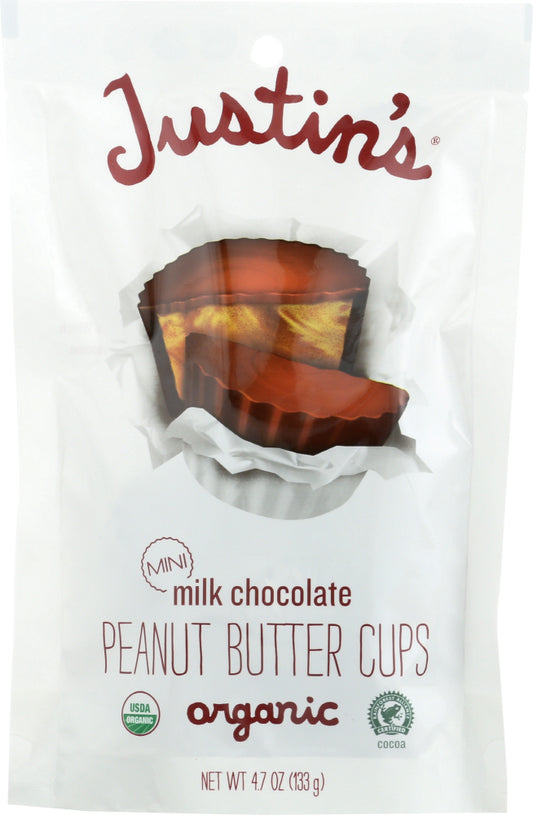 JUSTIN'S: Mini Peanut Butter Milk Chocolate, 4.7 oz - Vending Business Solutions