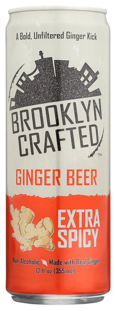 BROOKLYN CRAFTED: Ginger Beer Extra Spicy, 12 fl oz - Vending Business Solutions