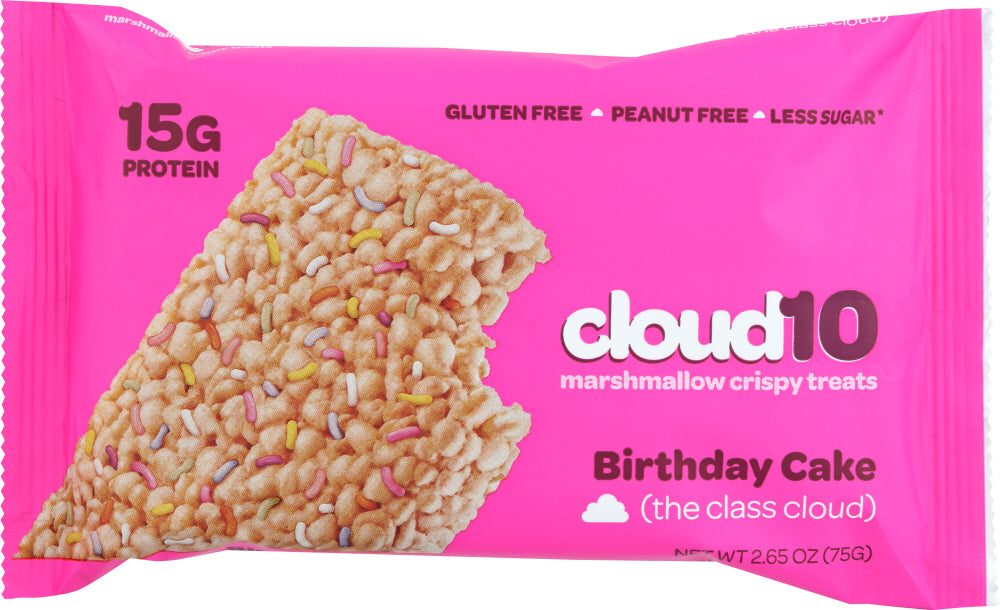CLOUD10: Birthday Cake Marshmallow Crispy Bar, 2.65 oz - Vending Business Solutions