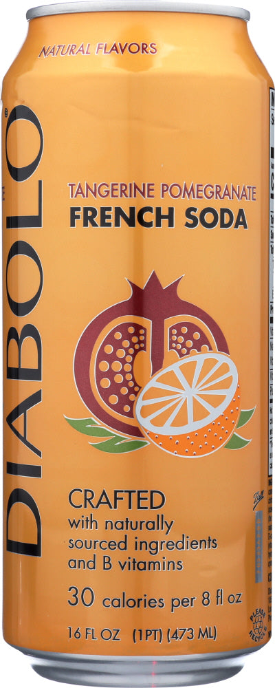 DIABOLO: Tangerine Pomegranate French Soda, 16 oz - Vending Business Solutions