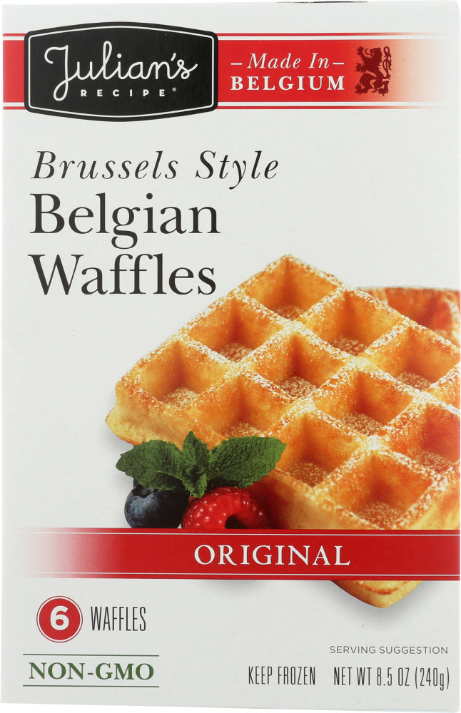 JULIANS RECIPE: Brussel Style Classic Belgian Waffle, 8.5 oz - Vending Business Solutions