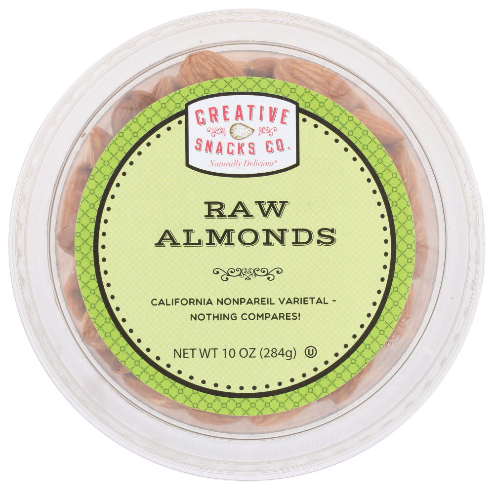 CREATIVE SNACK: Raw Nonpariel Almonds, 10 oz - Vending Business Solutions