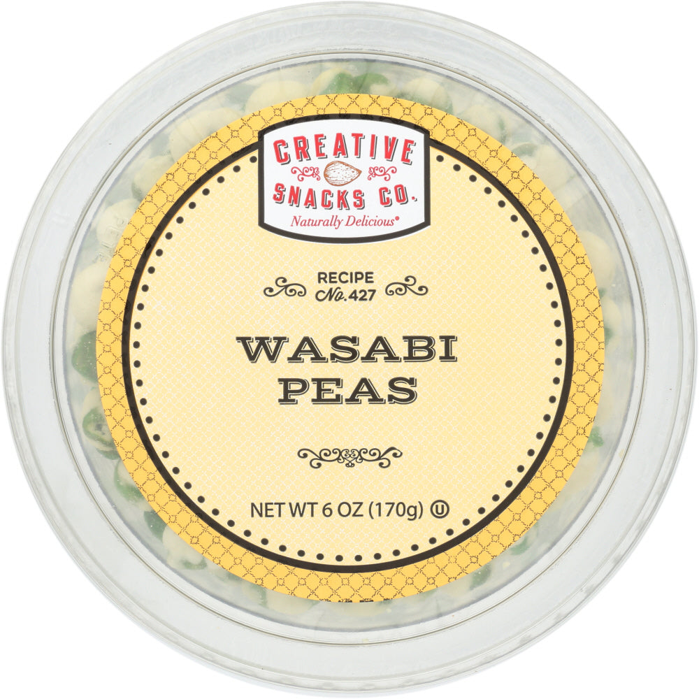 CREATIVE SNACK: Wasabi Peas Cup, 6 oz - Vending Business Solutions