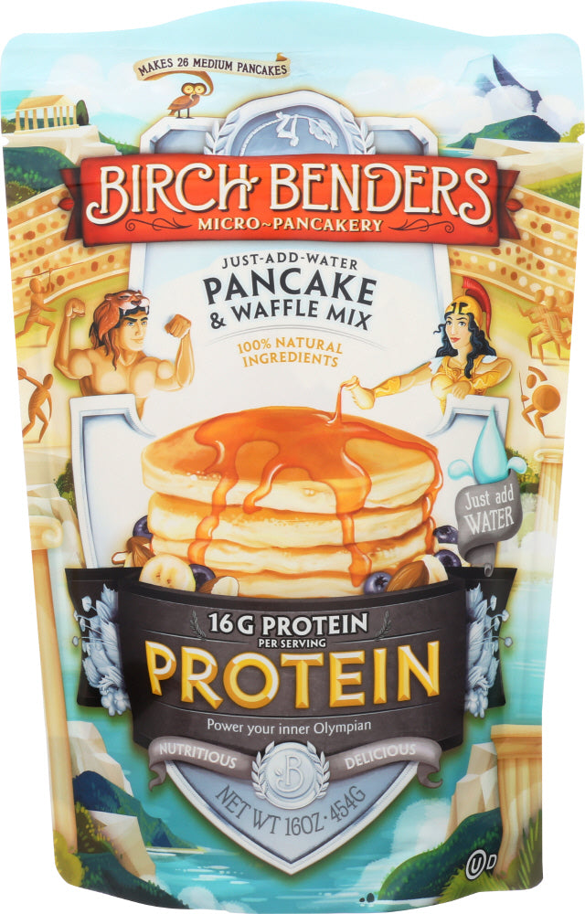 BIRCH BENDERS: Pancake & Waffle Mix Protein, 16 oz - Vending Business Solutions