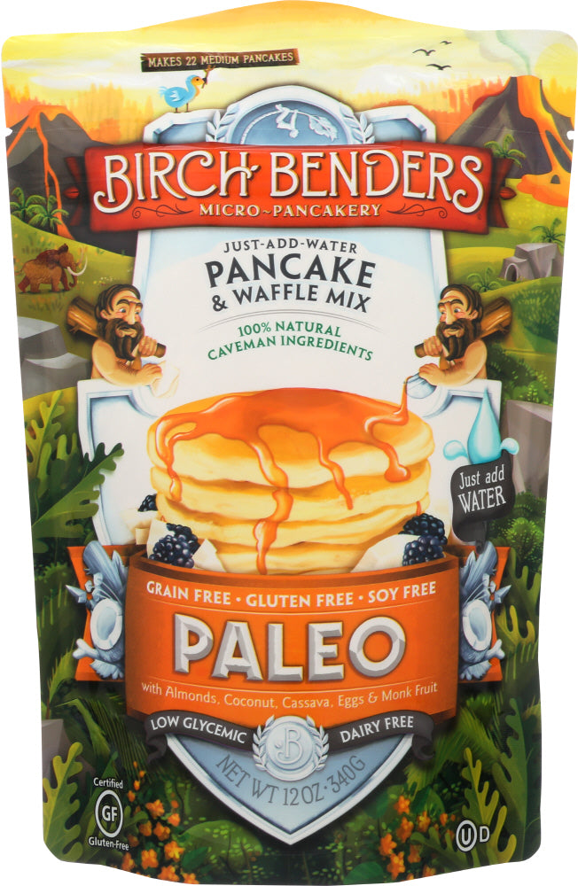 BIRCH BENDERS: Paleo Pancake Mix, 12 oz - Vending Business Solutions
