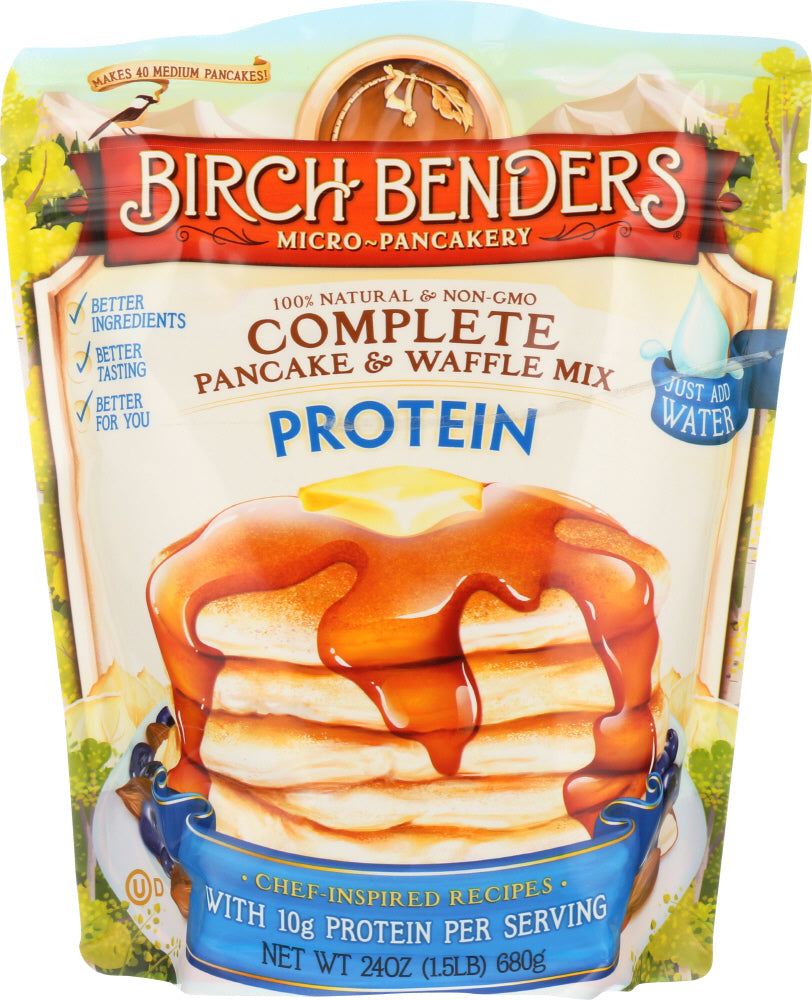 BIRCH BENDERS: Pancake Waffle Mix Protein, 24 oz - Vending Business Solutions