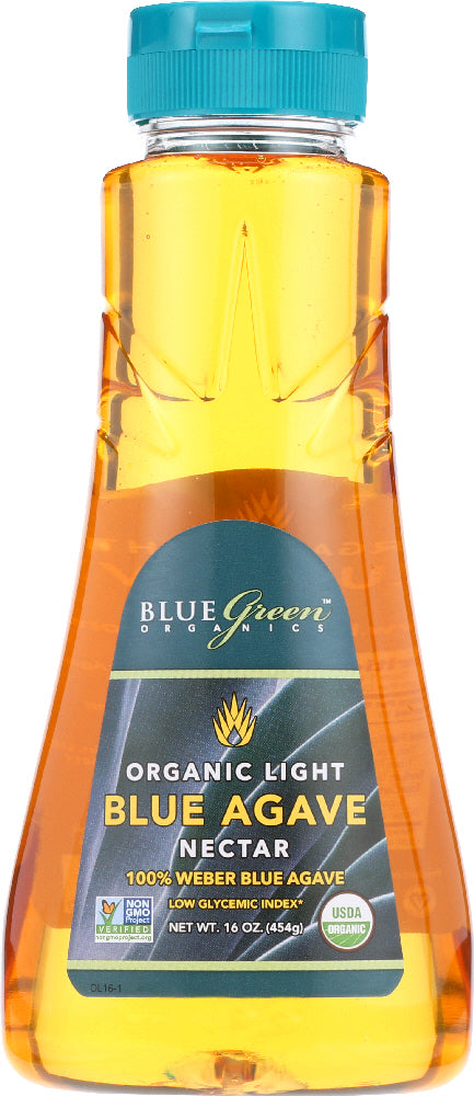 BLUE GREEN ORGANICS: Agave Blue Nectar Light, 16 oz - Vending Business Solutions