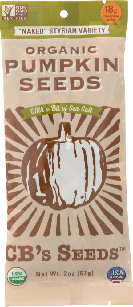 CBS NUTS: Pumpkin Seed Heirloom, 2 oz - Vending Business Solutions
