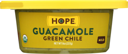 HOPE: Green Chile Mild Guacamole, 8 oz - Vending Business Solutions