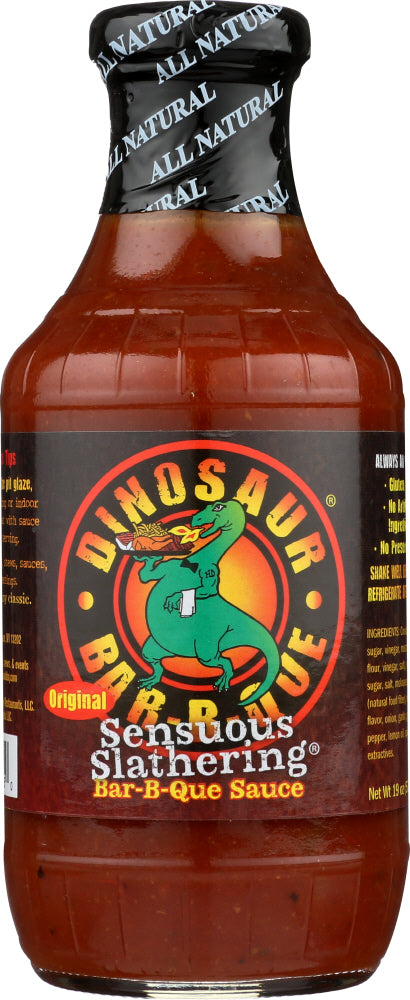 DINOSAUR: Sauce Slathering Bar-B-Que, Sensuous, 19 oz - Vending Business Solutions