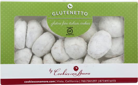 GLUTENETTO: Gluten-Free Wedding Cookies Boxed, 5oz - Vending Business Solutions