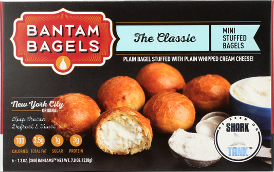 BANTAM BAGELS: Classic Mini Bagels, 7.8 oz - Vending Business Solutions
