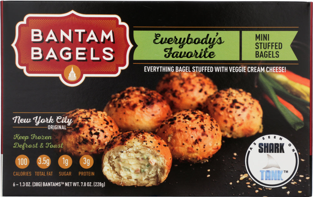 BANTAM BAGELS: Everybody's Favorite Mini Bagels, 7.8 oz - Vending Business Solutions