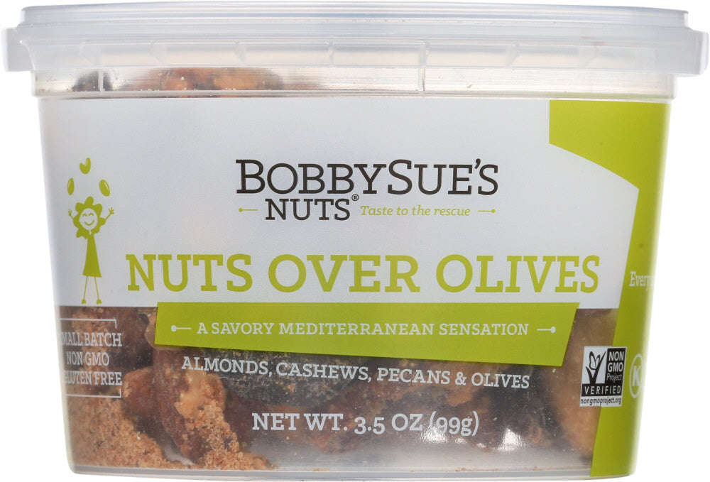 BOBBY SUES NUTS: Nuts Over Olives, 3.5 oz - Vending Business Solutions